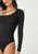 One Shoulder Solid Skinny Bodysuit