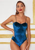 Solid Velvet Cami Bodysuit