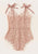 Guipure Lace Tie Shoulder Bodysuit